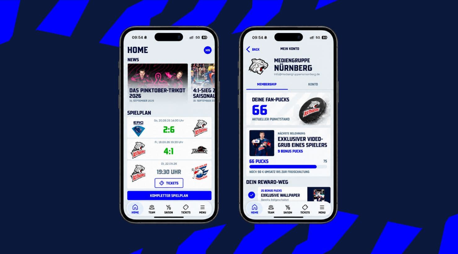 Die Ice Tigers App ist da